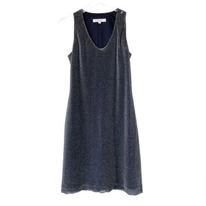 Andrea Polizzi | Y2K Shimmery Mesh Metallic Sleeveless Cocktail Dress New Years
